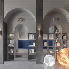 现代图书馆 书吧 书店 书屋